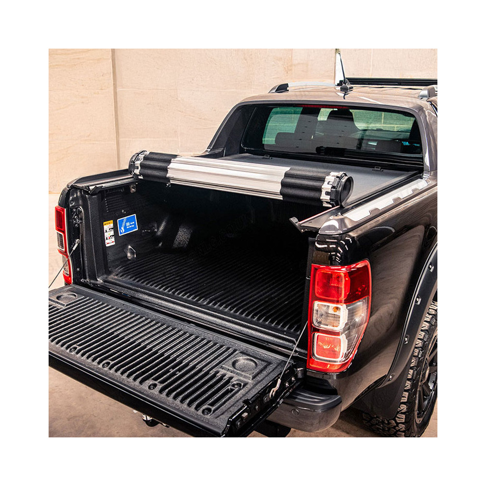 Tonneau Cover Aluminium Roll Up Toyota Hilux DC 2016-