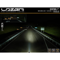 Lampe LED Lazer Lamps Sentinel 7", noire - spot et grand angle