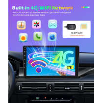 Carplay auto radio V8 AHD(8G+128G) avec Camera Jeep Wrangler Jk 2010-2014