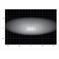 Lampe Lazer Linear-18 LED standard - Grand angle