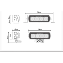 Lampe LED Lazer ST4 Evolution - Grand angle