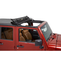 Capotage Bestop® Sunrider Black Twill pour hard top Jeep Wrangler JK 2007-2018
