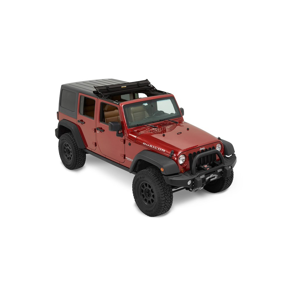 Capotage Bestop® Sunrider Black Twill pour hard top Jeep Wrangler JK 2007-2018