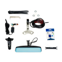 Caméra de recul avec rétroviseur BrandMotion FVMR-8886 pour Jeep Wrangler TJ/JK/JL