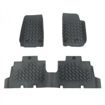 Kit de tapis de sol Mat avant et arrière Jeep Wrangler JK 07-18