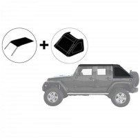 Capotage complet Fastback Bowless Suntop Jeep Wrangler JK 4 portes 2007-2018