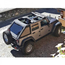 Capotage complet Fastback Bowless Suntop Jeep Wrangler JK 4 portes 2007-2018