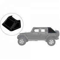 Capotage arrière Fastback Suntop Jeep Wrangler 4 portes noires 2007-2018