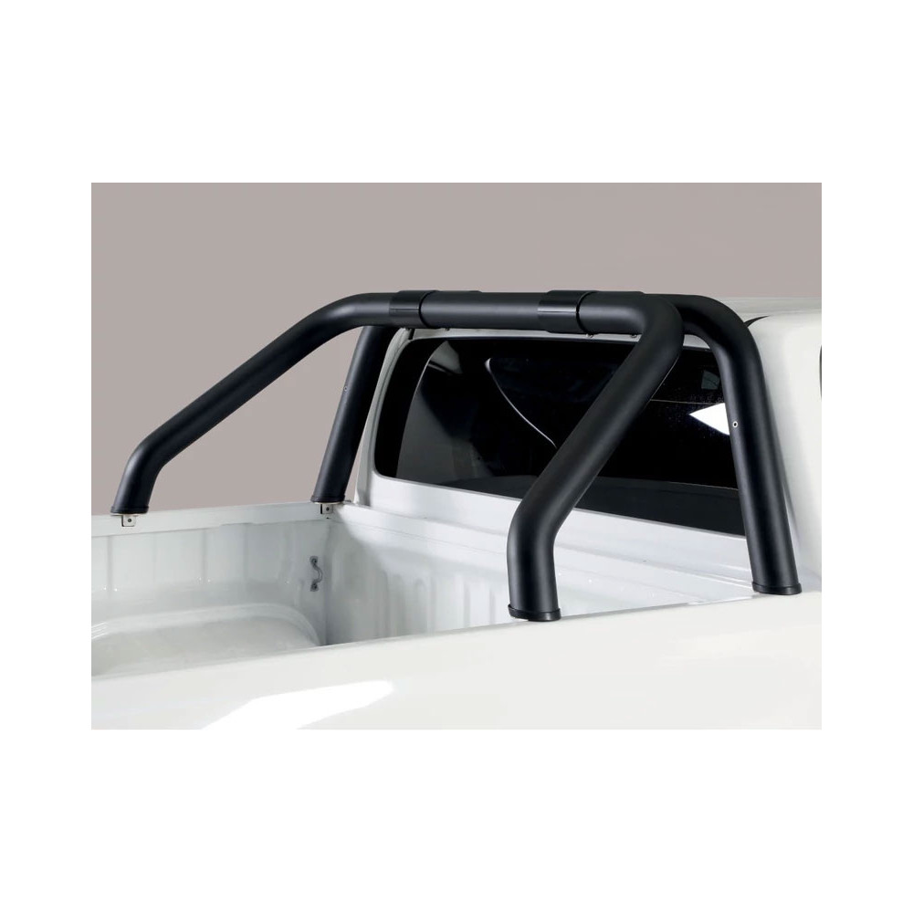 Arceau de benne Design (Roll bar) 76 mm Noir Toyota Hilux 2016-