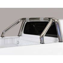 Arceau de benne Design (Roll bar) 76 mm Inox Toyota Hilux 2016-