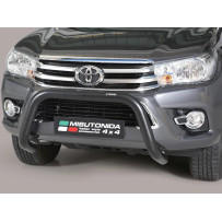 Barre avant noire Misutonida EU, 76mm Toyota Hilux 2016-2020 D/Cab