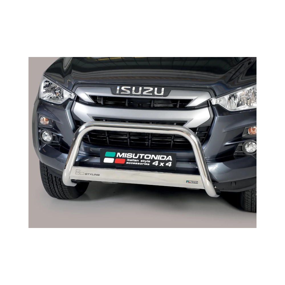 Pare Buffle Homologué Medium Bar 76mm Misutonida EU - Isuzu D-MAX 2020-D/Cab