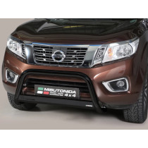 Pare Buffle Homologué Medium Bar Noir 76mm Misutonida EU - Nissan NP300 2016-