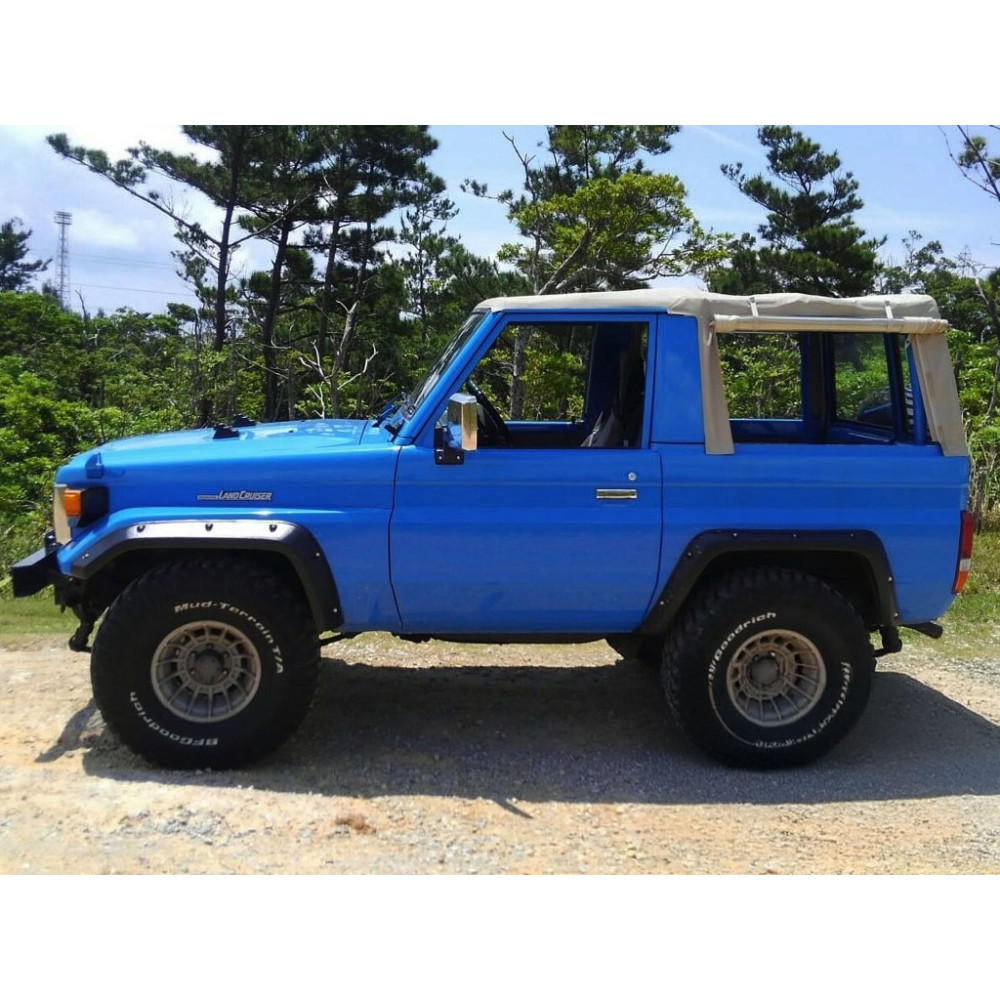 Elargisseur d'Aile avant et arrière Toyota LAND CRUISER BJ7#,FJ7#, HJ7#,HZJ7#,HDJ7#,FZJ7#,PZJ7# 1985-2007 – 55 mm