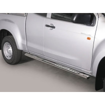 Marche Pieds Ovale Inox Design Isuzu D Max 2012-2020