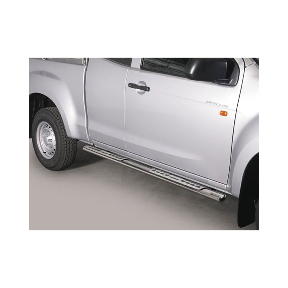 Marche Pieds Ovale Inox Design Isuzu D Max 2012-2020