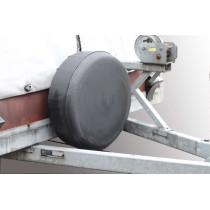 Housse de roue de secours noire 79 x 30 cm, coupe universelle