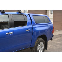 Hardtop Aeroklas - vitres d'aération latérales  - apprêté - Toyota Hilux D/C 2016-