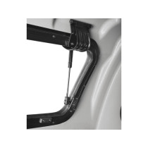 Hardtop Aeroklas -vitres latérales papillons - peint - Isuzu D-Max 2025- Double cabine