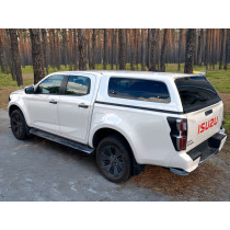 Hardtop Aeroklas -vitres latérales papillons - peint - Isuzu D-Max 2025- Double cabine