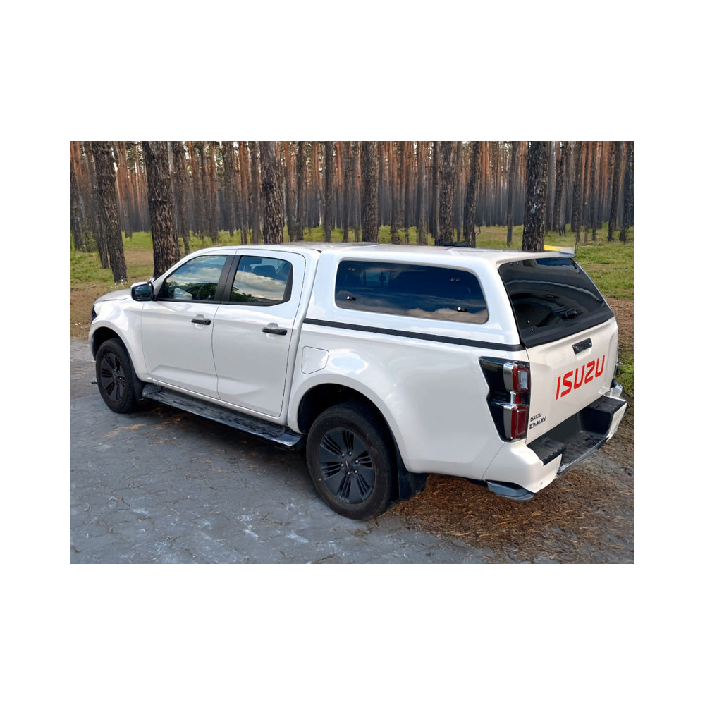 Hardtop Aeroklas -vitres latérales papillons - peint - Isuzu D-Max 2025- Double cabine
