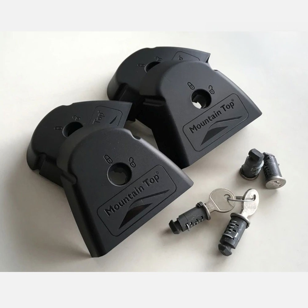 Pièce de rechange pour porte-bagages Mountain Top - avec clé pour profil latéral incliné (4 pièces)