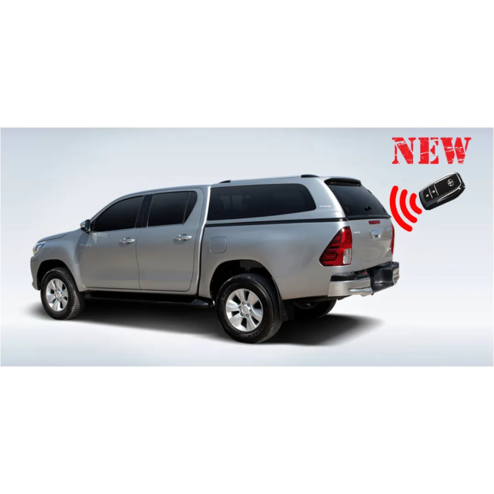 Hard Top Carryboy S6 pour Toyota Hilux Revo 2016+ Double Cab|Fermeture ce tralisée | Prêt à Peindre