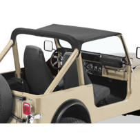 Bikini Bestop Strapless . Couleur Noir Crush. Jeep CJ7 1980 A 1986