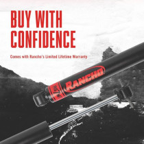 Amortisseur de Direction Rancho® RS7MT™ Jeep Wrangler YJ TJ